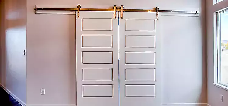 Glass Barn Door with Installation Hardware Kit Merritt Island