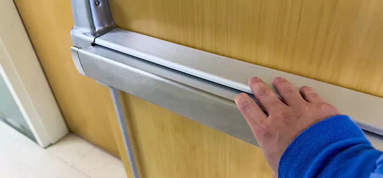 Installing a Push Bar on a Door Merritt Island